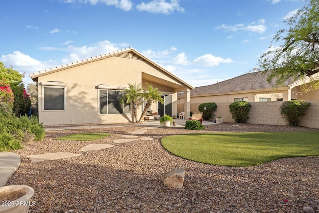 4462 E Dale Ln, Cave Creek, AZ 85331 - back of property featuring a patio area and stucco siding