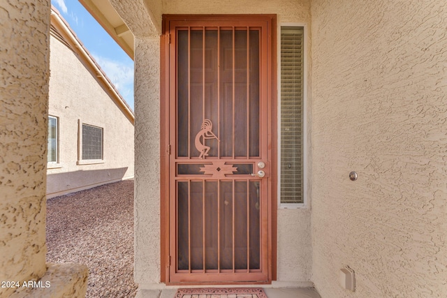 view of entrance to property