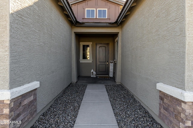 view of entrance to property