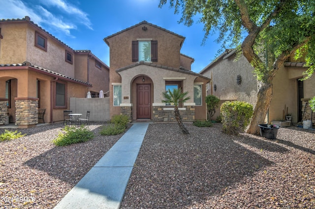 view of mediterranean / spanish-style home