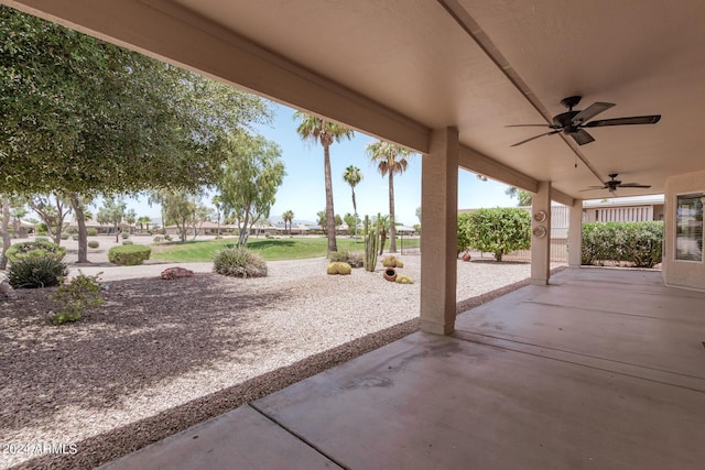 3582 N 160th Ave, Goodyear, AZ 85395 - view of patio with ceiling fan