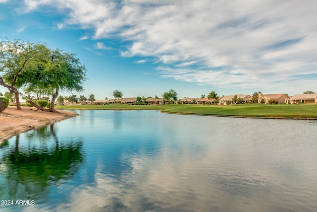 property view of water