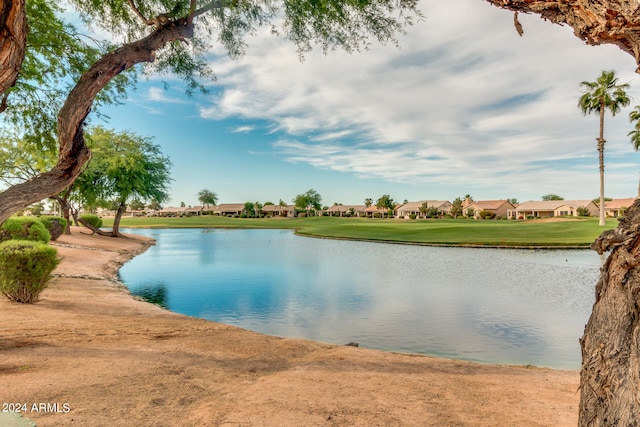 view of water feature