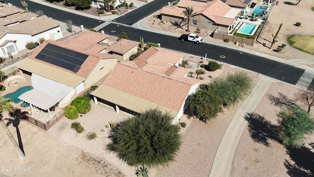 3582 N 160th Ave, Goodyear, AZ 85395 - aerial perspective of suburban area with a pool area