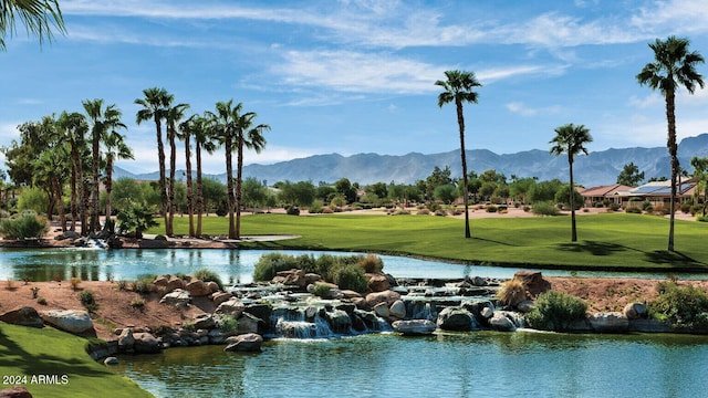 3582 N 160th Ave, Goodyear, AZ 85395 - water view with mountains and a golf club