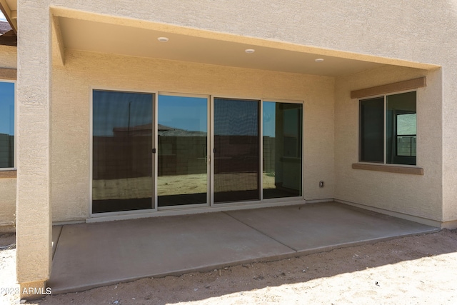 exterior space with a patio area