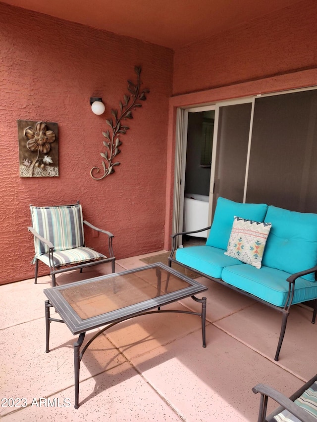 view of patio / terrace featuring outdoor lounge area