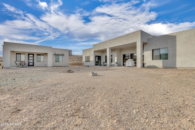 view of rear view of property