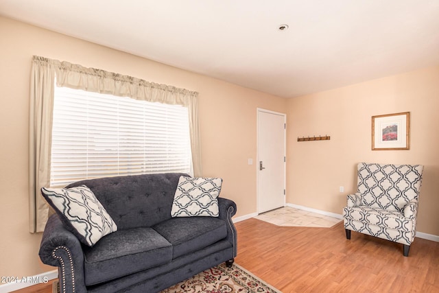 12221 W Bell Rd Unit 362, Surprise, AZ 85378 - living room with baseboards and wood finished floors