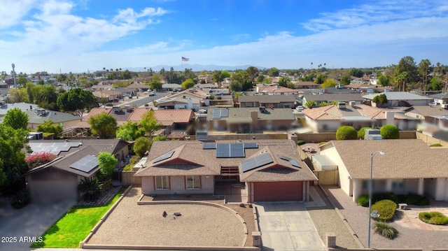 birds eye view of property featuring a residential view