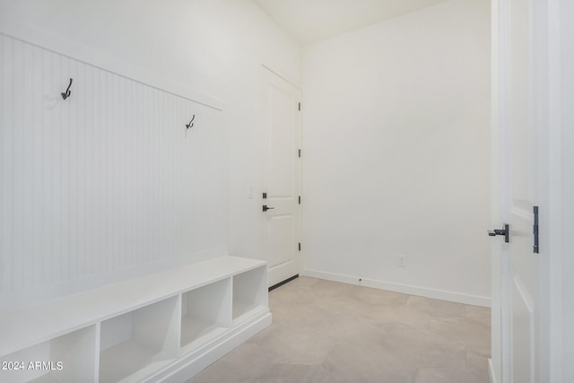 view of mudroom