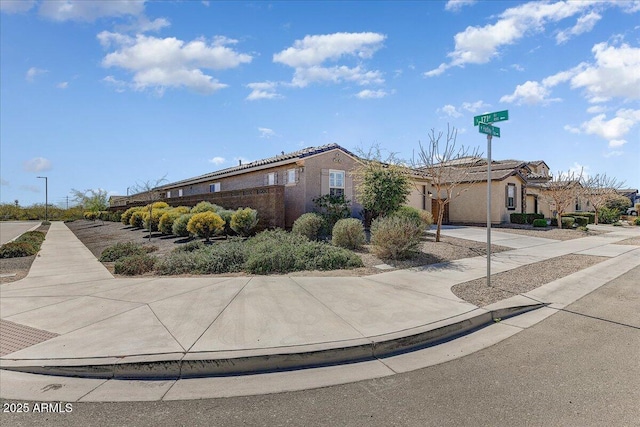 view of front of property with stucco siding