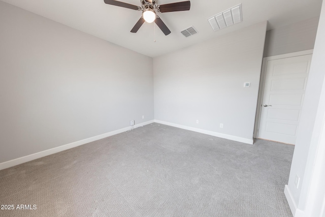 15248 S 182nd Ln, Goodyear, AZ 85338 - spare room with carpet flooring, ceiling fan, and baseboards