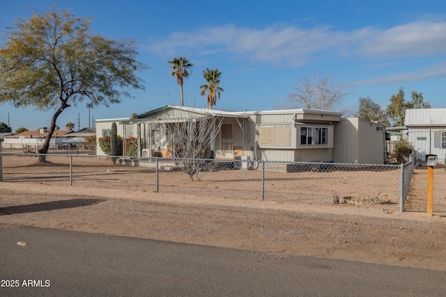 view of manufactured / mobile home