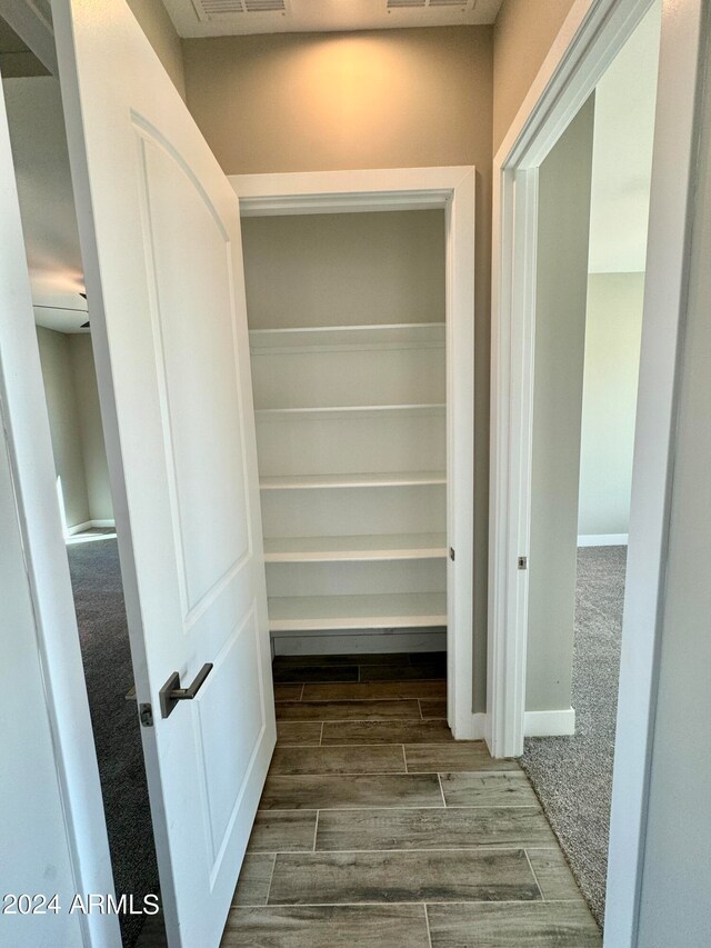 view of closet