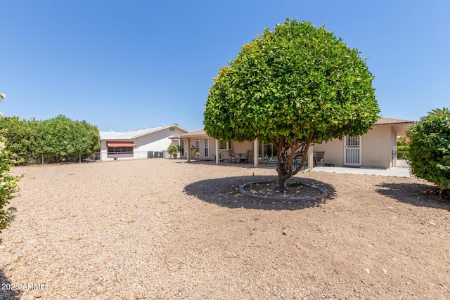 view of back of property