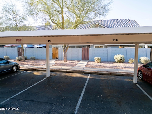 860 N Mcqueen Rd Unit 1151, Chandler, AZ 85225 - view of covered parking lot