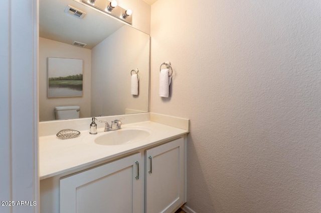 860 N Mcqueen Rd Unit 1151, Chandler, AZ 85225 - half bathroom with vanity and lofted ceiling