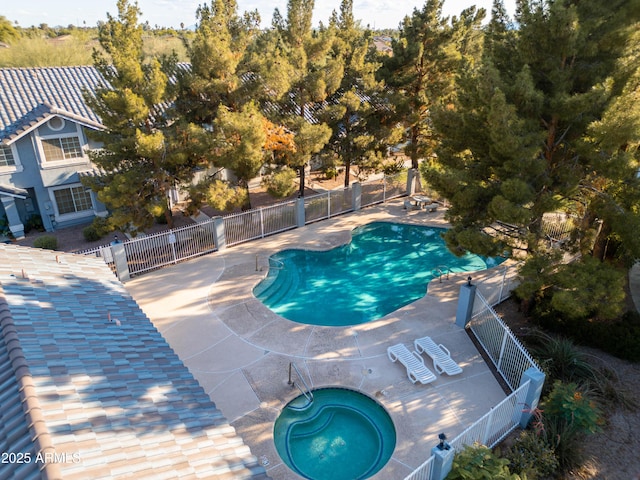 860 N Mcqueen Rd Unit 1151, Chandler, AZ 85225 - view of pool with a patio