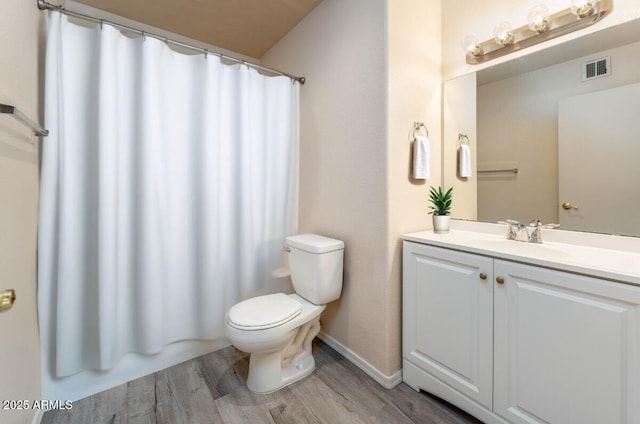 860 N Mcqueen Rd Unit 1151, Chandler, AZ 85225 - bathroom with wood finished floors, vanity, and a shower with curtain