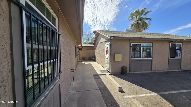 view of home's exterior