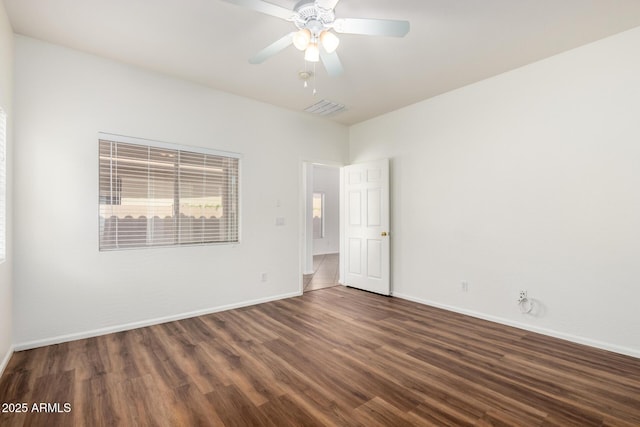 2556 W Amber Sun Dr, Phoenix, AZ 85085 - unfurnished room with wood finished floors and ceiling fan