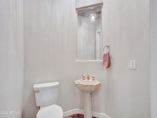 3220 W Feather Sound Dr, Anthem, AZ 85086 - half bath with baseboards and toilet
