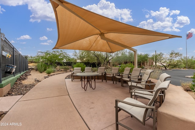 view of patio