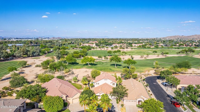 6847 S 27th Pl, Phoenix, AZ 85042 - aerial view of residential area featuring a golf club and a mountainous background