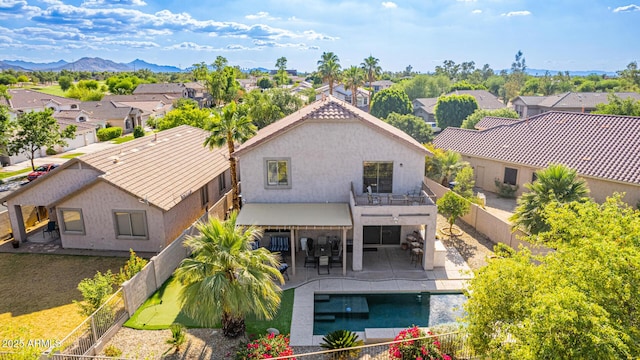 6847 S 27th Pl, Phoenix, AZ 85042 - aerial view of residential area with a mountain backdrop
