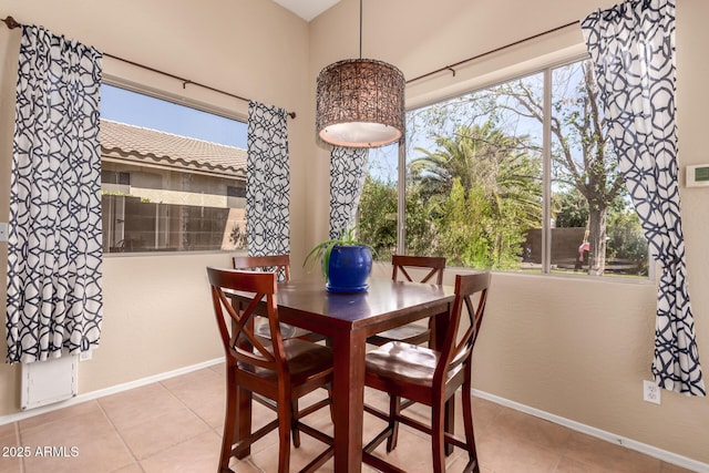1453 E Elgin Pl, Chandler, AZ 85225 - tiled dining area with baseboards