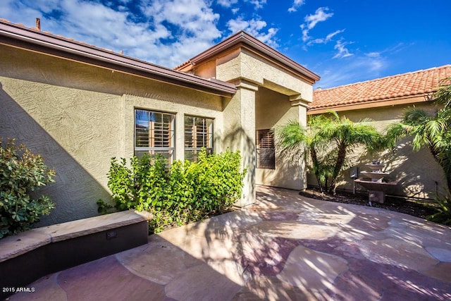 16446 N 59th St, Scottsdale, AZ 85254 - exterior space featuring a patio area and stucco siding