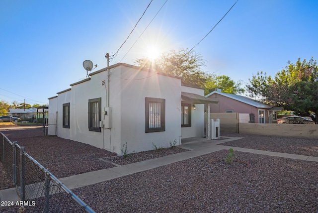 view of property exterior