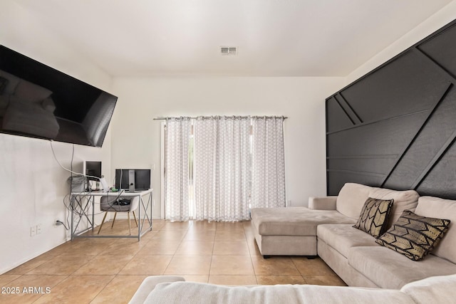7310 N 68th Ln, Glendale, AZ 85303 - living area featuring tile patterned flooring and an office area