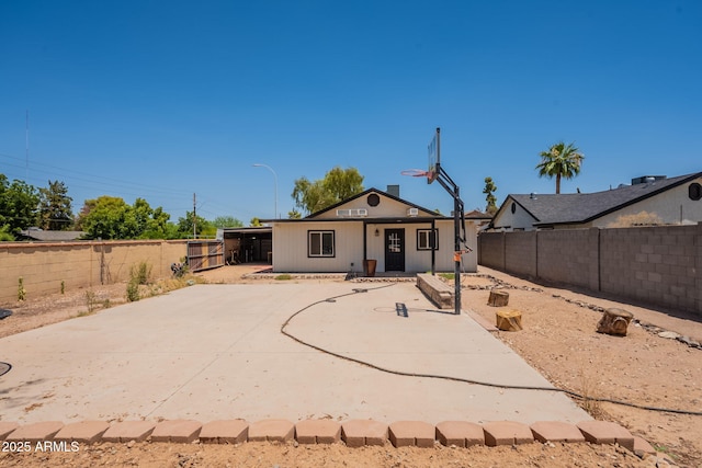 4001 E Apollo Rd, Phoenix, AZ 85042 - back of property featuring a fenced backyard and a patio