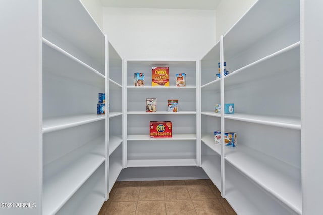view of pantry