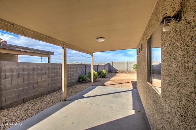 view of patio