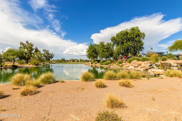 view of water feature