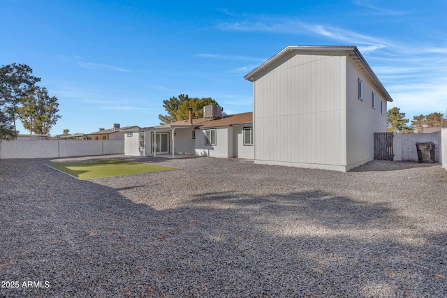 view of back of property