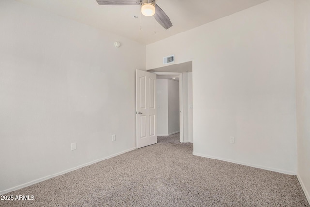 2401 E Rio Salado Pkwy Unit 1048, Tempe, AZ 85288 - carpeted empty room featuring a ceiling fan and baseboards