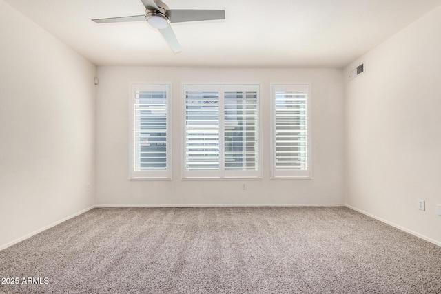 2401 E Rio Salado Pkwy Unit 1048, Tempe, AZ 85288 - carpeted empty room featuring plenty of natural light and ceiling fan