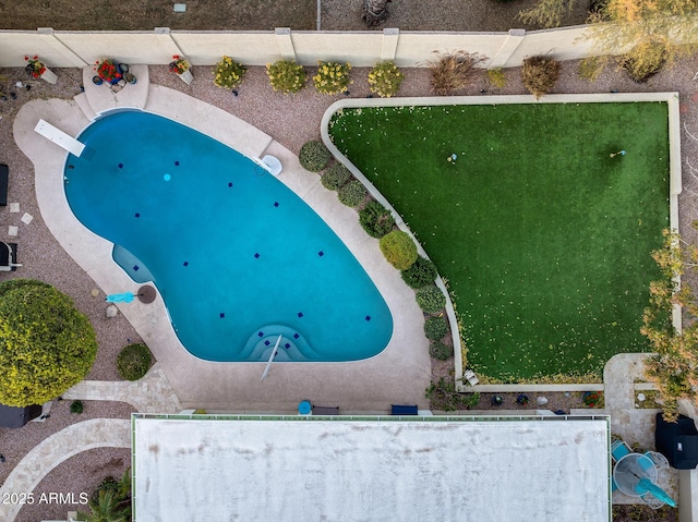 view of pool