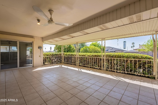 10335 W Mission Ln, Sun City, AZ 85351 - view of patio featuring a ceiling fan