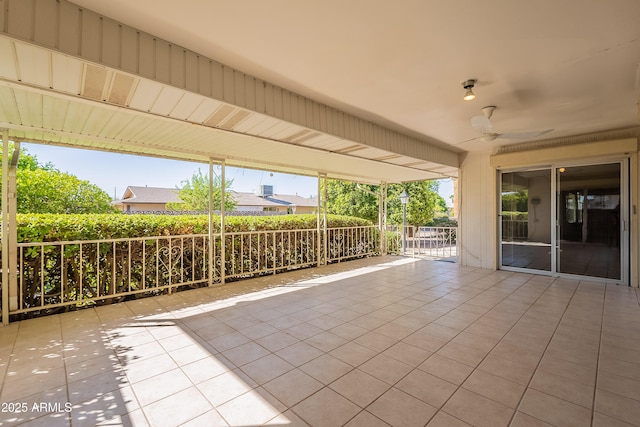 10335 W Mission Ln, Sun City, AZ 85351 - view of patio / terrace featuring a ceiling fan