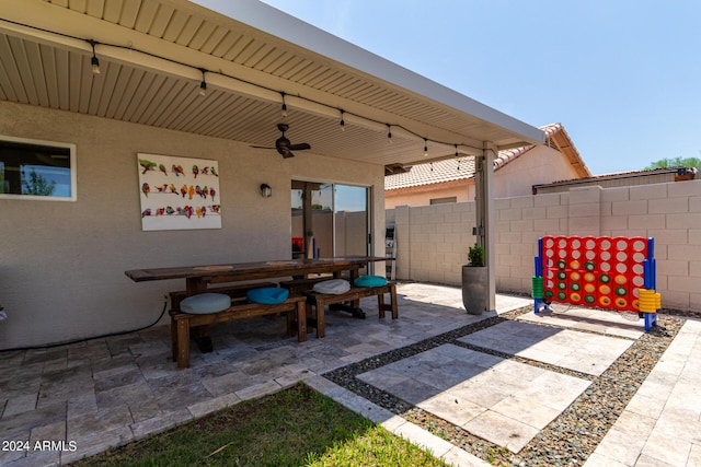 17606 N 2nd Ave, Phoenix, AZ 85023 - view of patio featuring ceiling fan