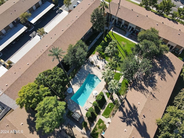 4701 N 68th St Unit 144, Scottsdale, AZ 85251 - drone / aerial view of a pool area