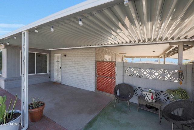 view of patio