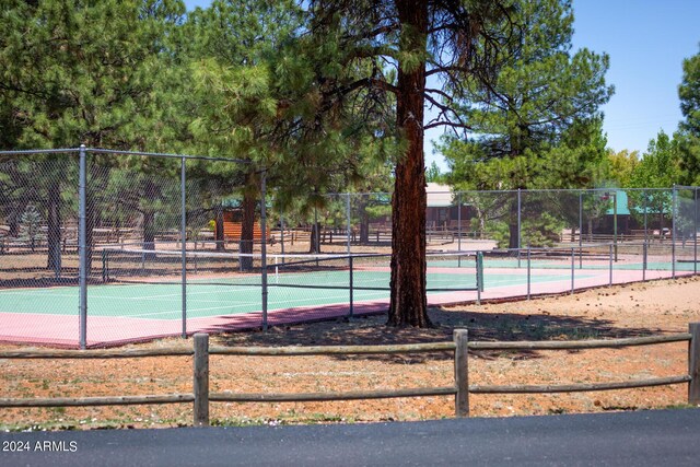 view of tennis court