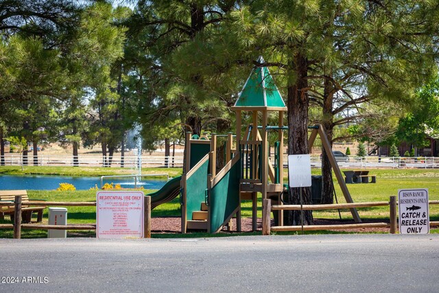 view of play area