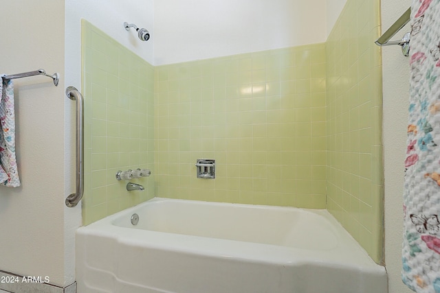 bathroom with a bathing tub